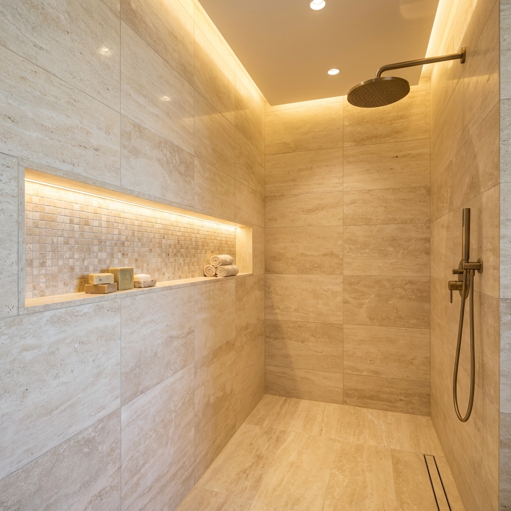 Tile shower conversion inspiration in Greater Boston Area